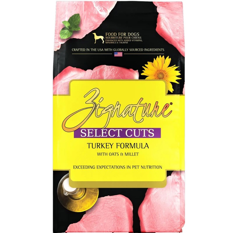 Zignature Select Cuts Turkey Formula Dry Dog Food 12.5lb