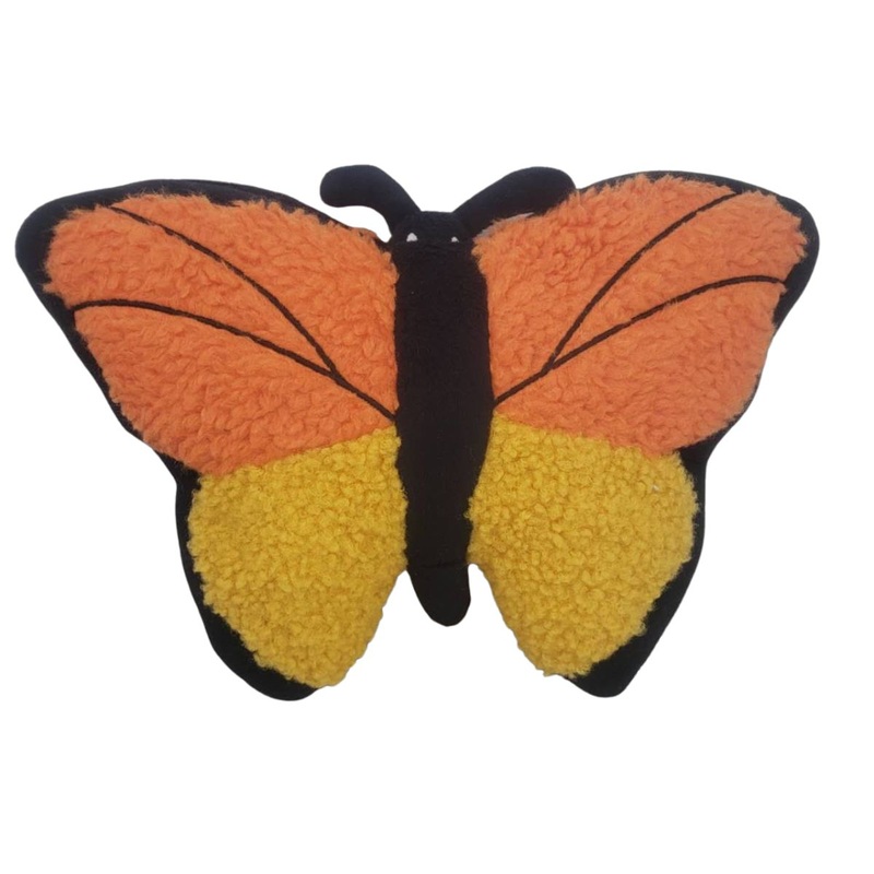 Dog Star Wildlife Bella the Monarch Butterfly Dog Toy
