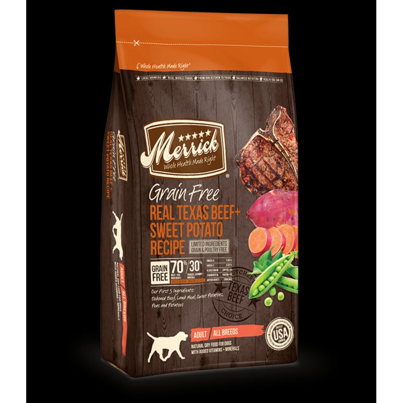 Merrick Texas Beef & Sweet Potato Dry Dog Food 4lb