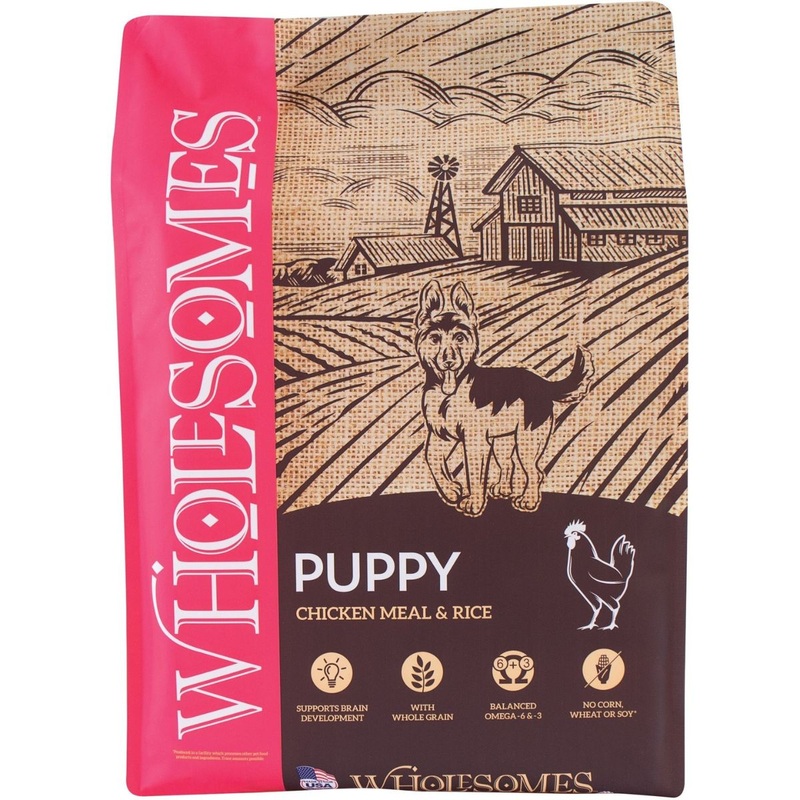 Wholesomes Puppy Chicken Meal & Rice Dry Dog Food 16.5lb