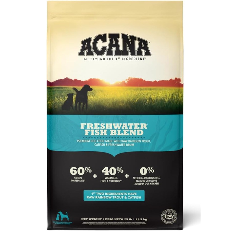 Acana Heritage Freshwater Fish Dry Dog Food 13lb