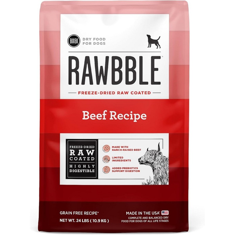 Bixbi Pet Rawbble Beef Dry Dog Food 24lb
