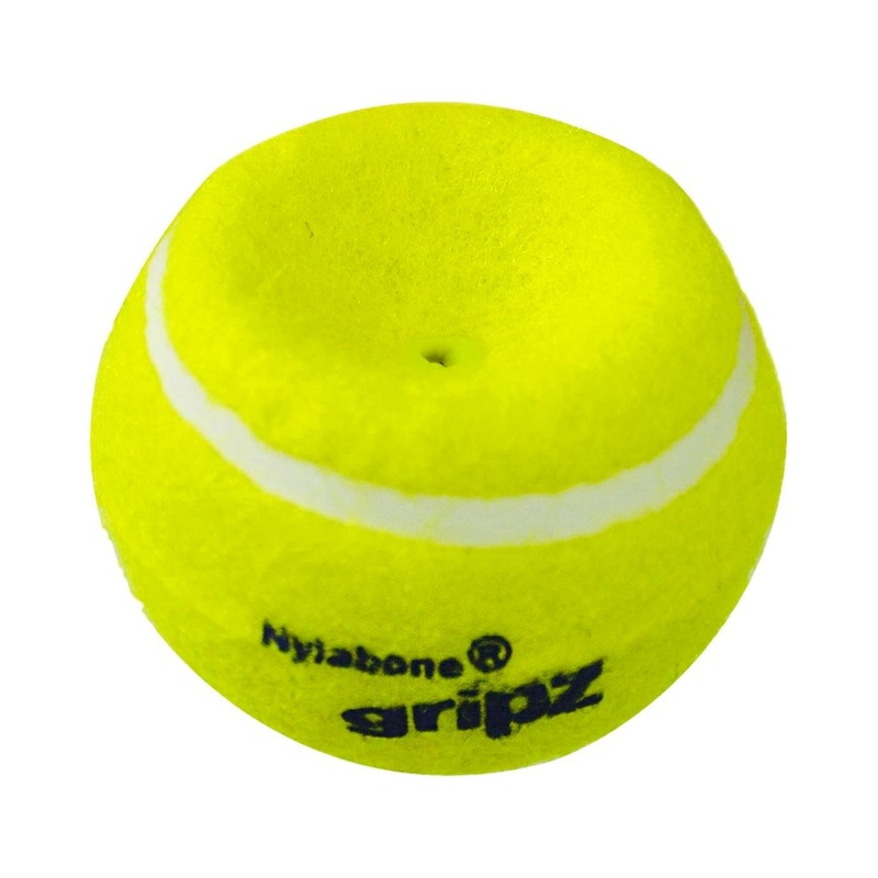 Nylabone Power Play Gripz Tennis Ball Dog Toys Medium 3 Pack
