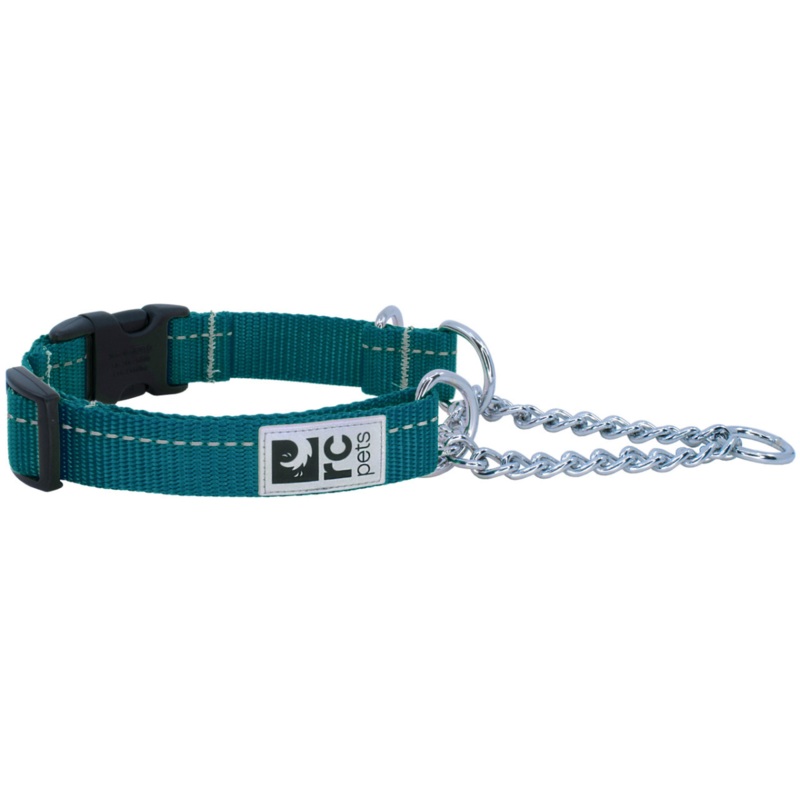 RC PETS Dog Primary Training Clip Collar, Dark Teal, XS, 5/8"/ 9.5" - 11"