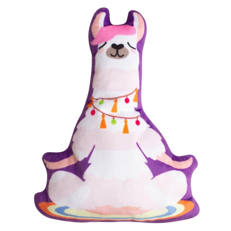 Snugarooz Kitty Llamaste Dog Toy