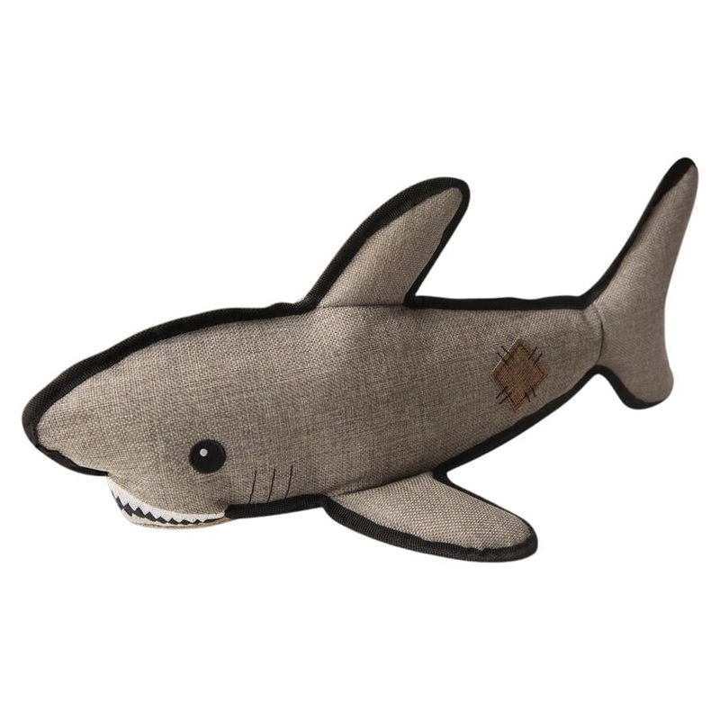 Snugarooz Pet Saul The Shark with Ball 21" Dog Toy