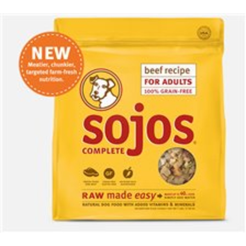 Sojo's Grain Free Beef Complete Dog Food 1.75lb