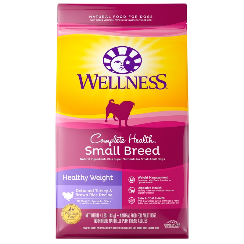 Wellness Small Breed Healthy Weight Dry Dog Food 4lb
