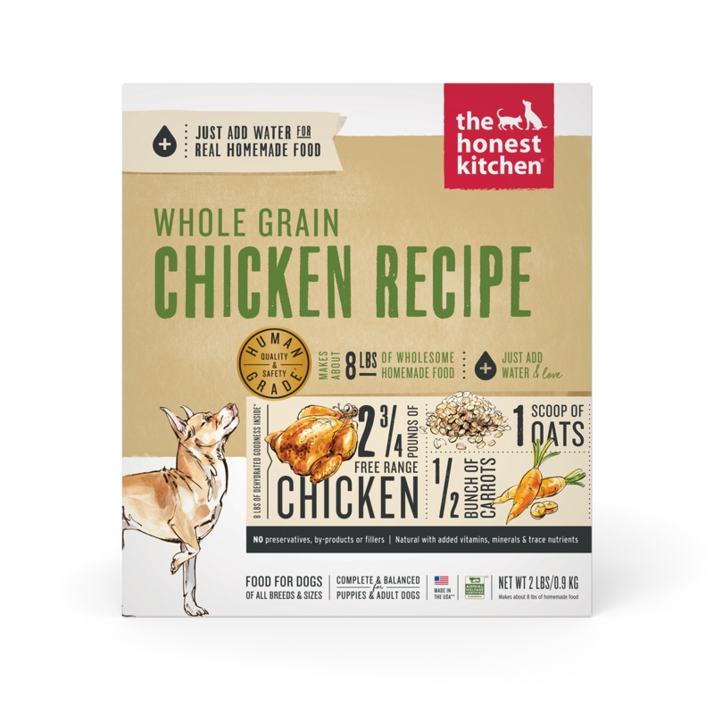 Honest Kitchen Whole Grain Chicken Recipe Dehydrated Dog Food 2lb