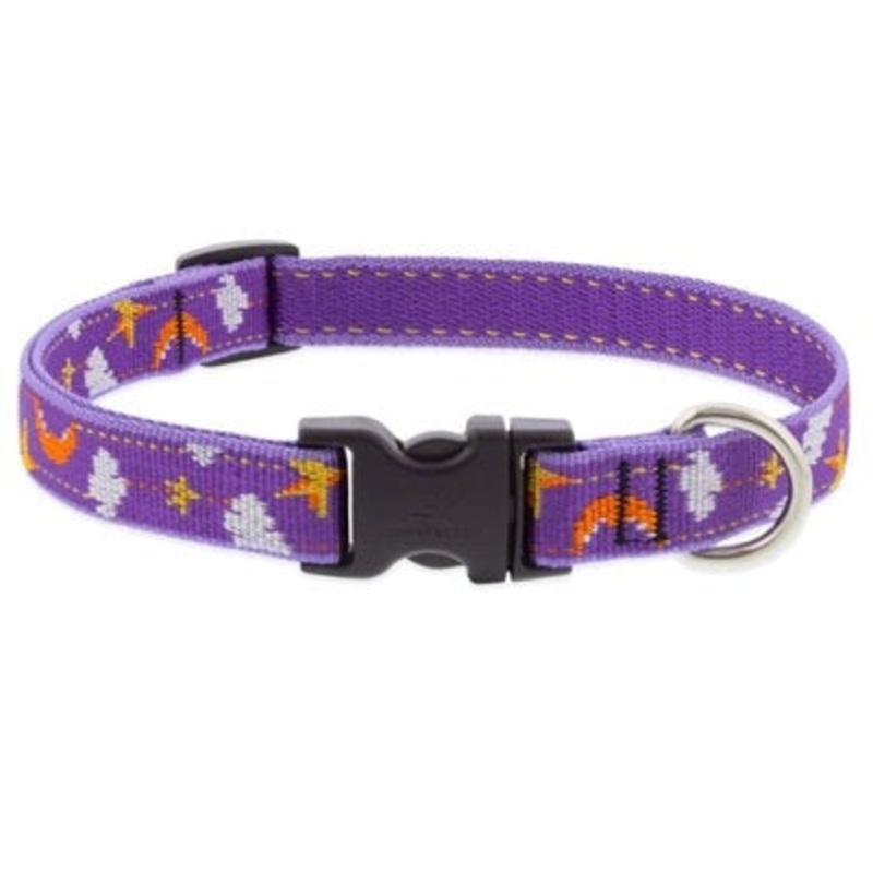 Lupine Pet Adjustable Dog Collar 3/4" x 15"-25" Sweet Dreams