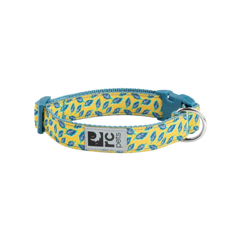 RC PETS Dog Clip Collar, Marigold Leaves, Large, 1"/ 15" - 25"