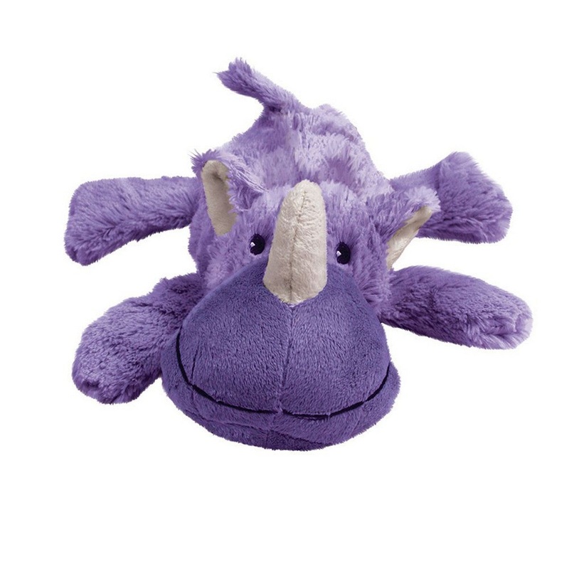 KONG Cozie Rosie Rhino Dog Toy Medium