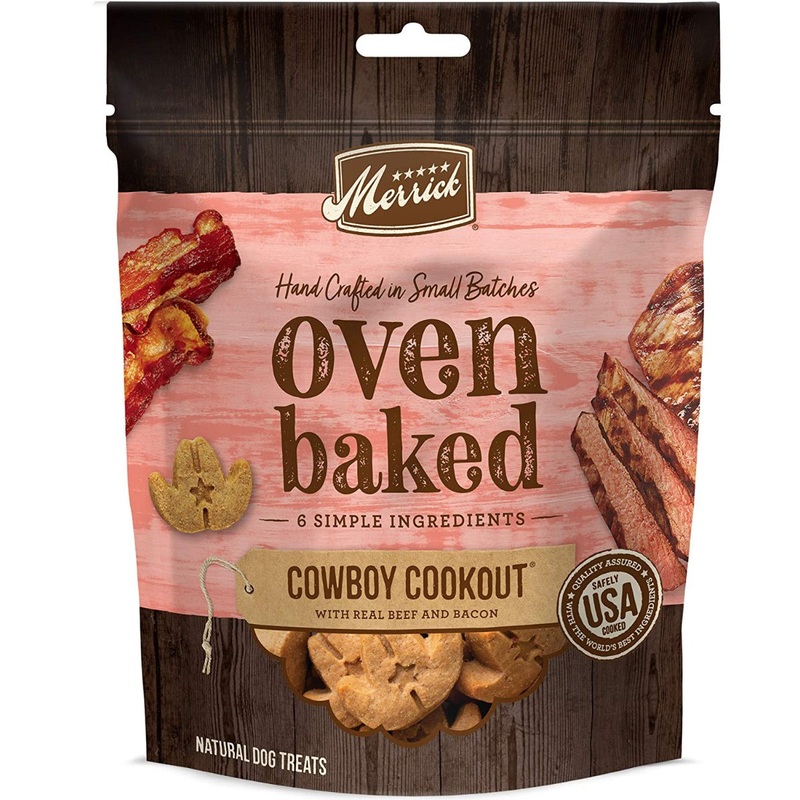 Merrick Oven Baked Cowboy Cookout Dog Treats 11Oz