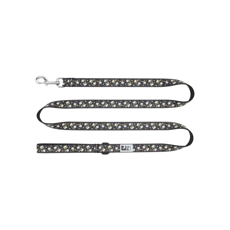 RC PETS Dog Leash, Daisies, 3/4"x6'