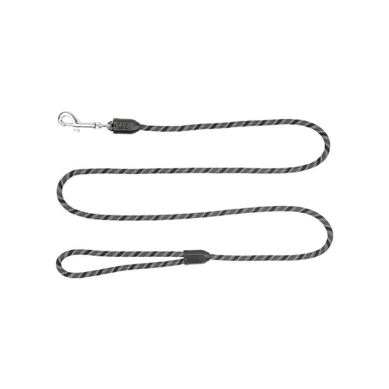 RC PETS Dog Rope Leash, Black, 5/16"x5'