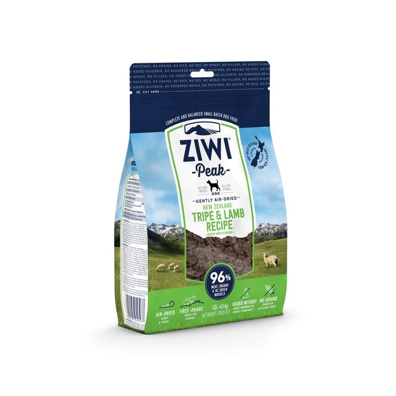 Ziwi Peak Air-Dried Tripe & Lamb Recipe For Dogs 1lb