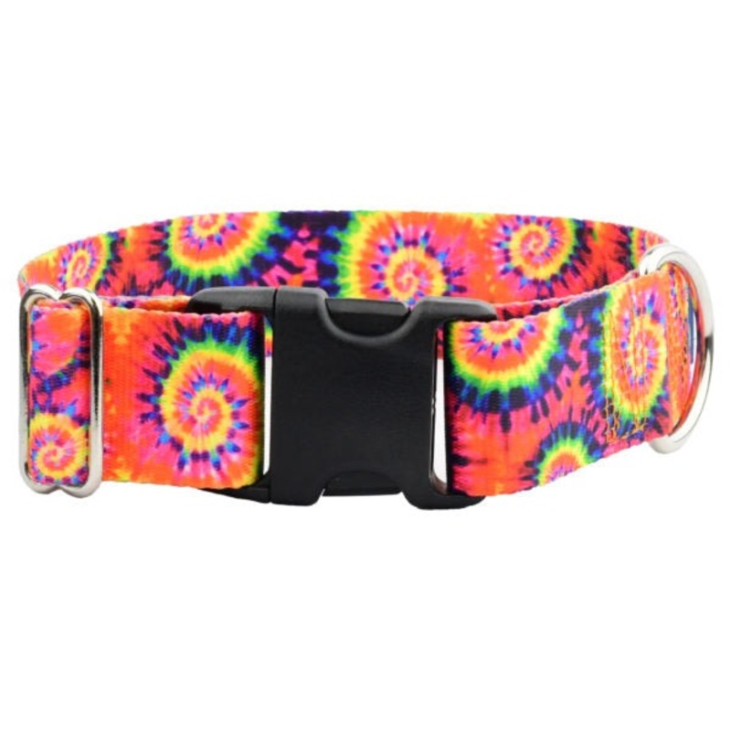 2Hounds Design Classic Tie-Dye Dog Collar XL 1.5"