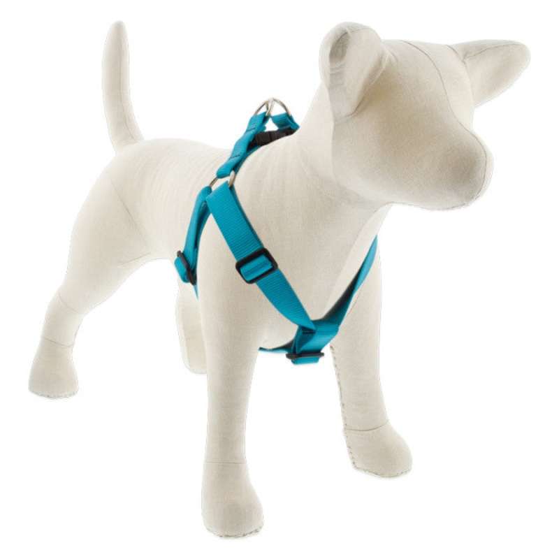 Lupine Basic Solids Step In Dog Harness 1" x 19"-28" Aqua