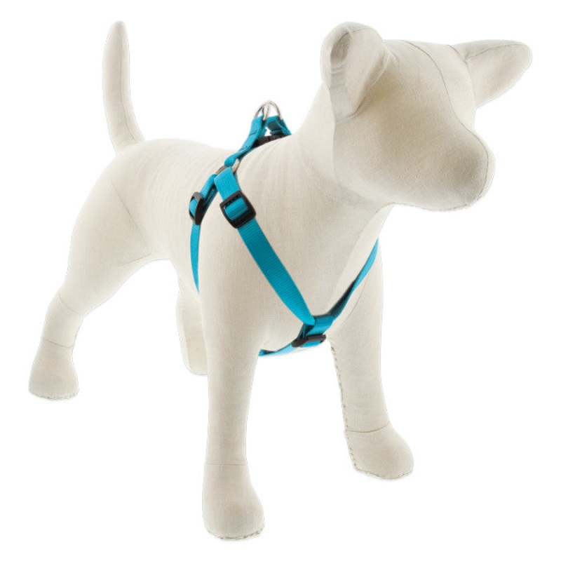 Lupine Basic Solids Step In Dog Harness 3/4" x 15"-21" Aqua