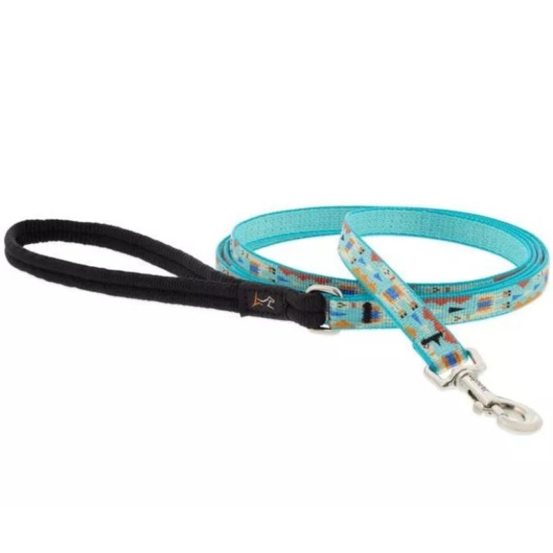 Lupine Dog Leash 1/2" x 6' Little Llamas