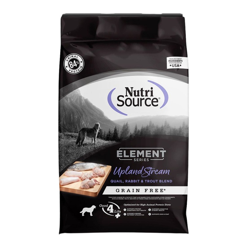 NutriSource Element Series Upland Stream Grain Free Dry Dog Food 4lb