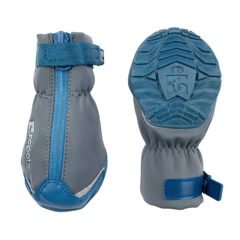 RC Pets Arctic Boot Dark Grey Arctic Blue M 2.5" Back Paw 2.75" Front Paw