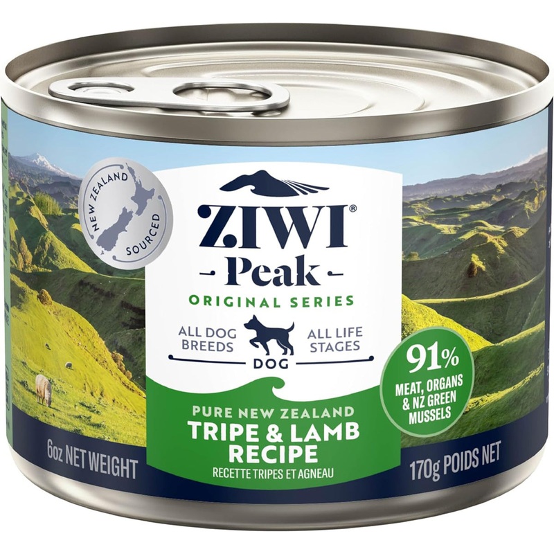 Ziwi Peak Tripe & Lamb Grain Free Wet Dog Food 6oz
