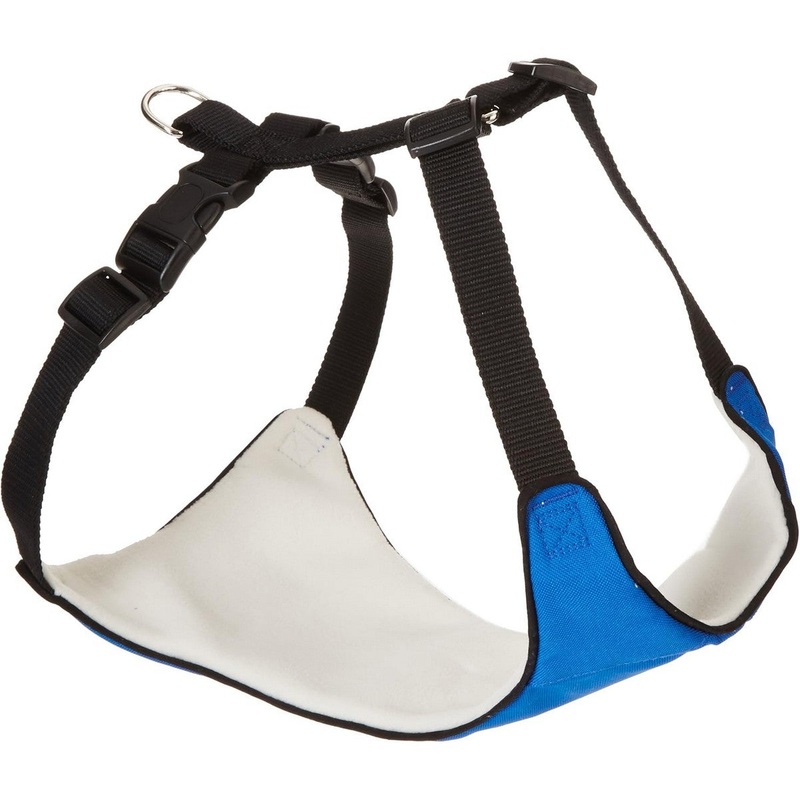 Guardian Gear Nylon Lift & Lead 4-in-1 Dog Harness Large Blue