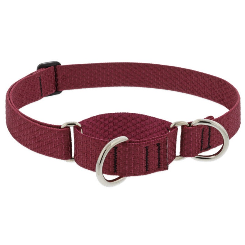 Lupine Eco Martingale Dog Collar 1"x19-27" Berry