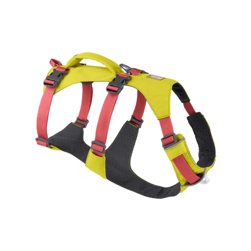RUFFWEAR Flagline Dog Harness with Handle, Lichen Green, L/XL, 32-42in
