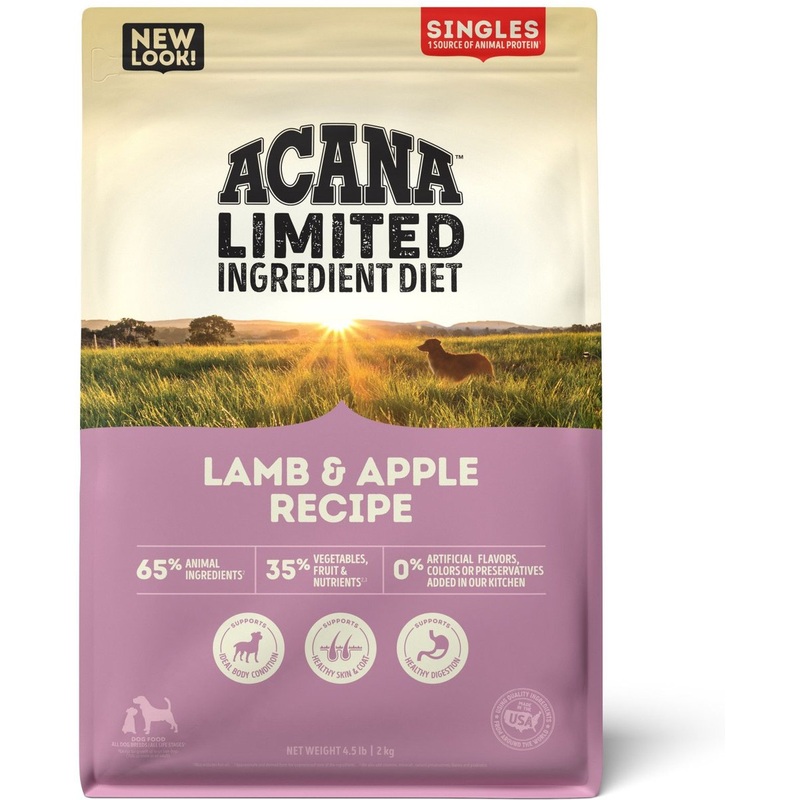 ACANA Limited Ingredient Diet Lamb & Apple Recipe Grain-Free Dry Dog Food 4.5lb