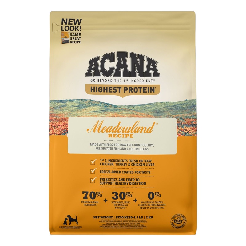 Acana Regionals Meadowland Dry Dog Food 4.5lb