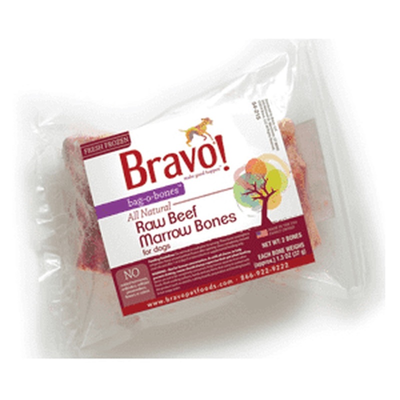 Bravo Bone Frozen Beef 2-4" Dog Treats 25lb
