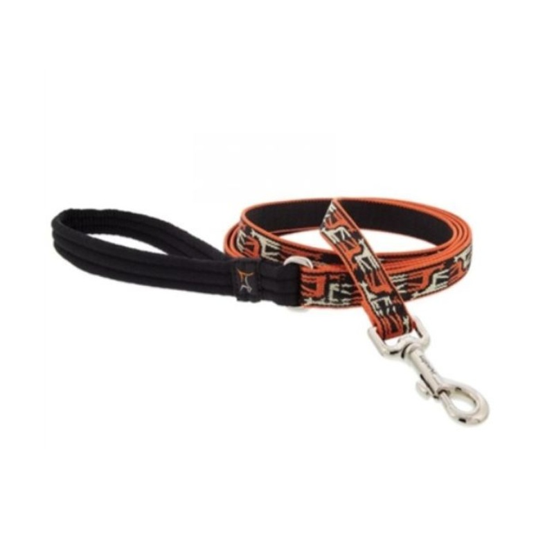 Lupine Dog Leash 3/4" x 4' Giraffes