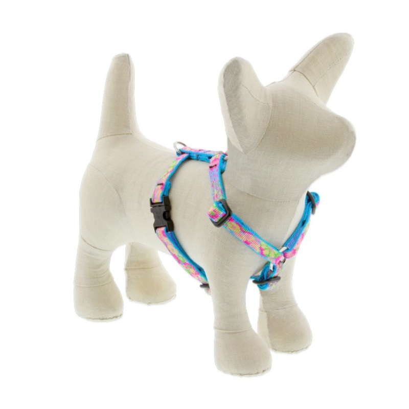 Lupine Roman Dog Harness 1" x 20-32" Cottage Garden