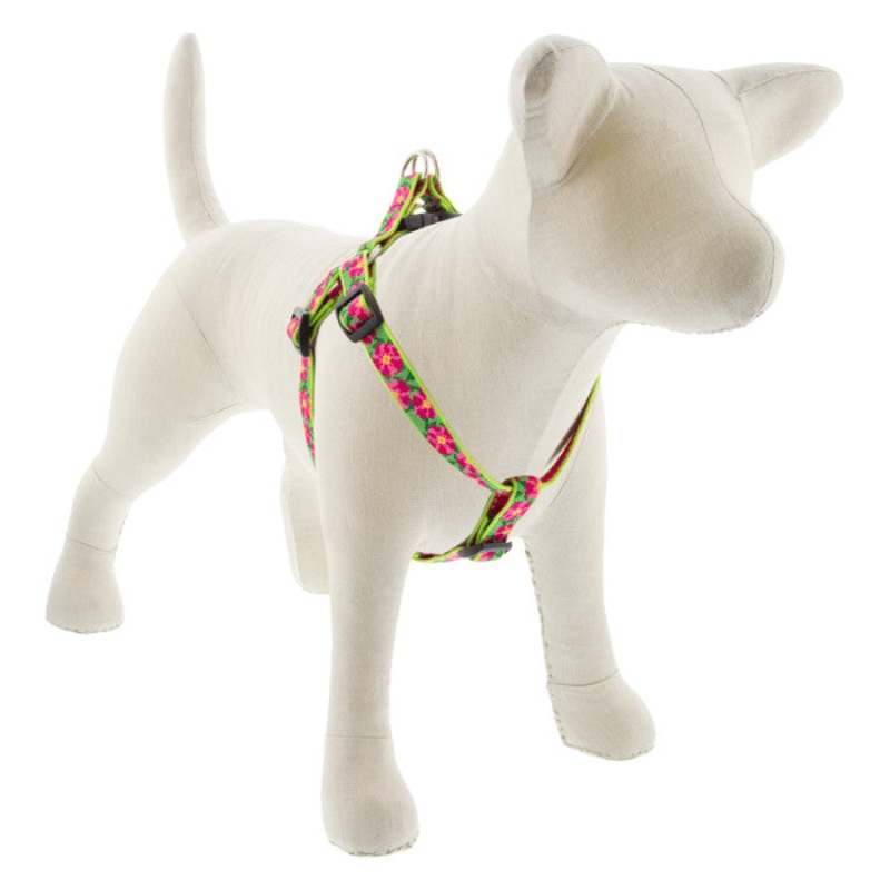 Lupine Step In Dog Harness 3/4" x 15-21" Petunias