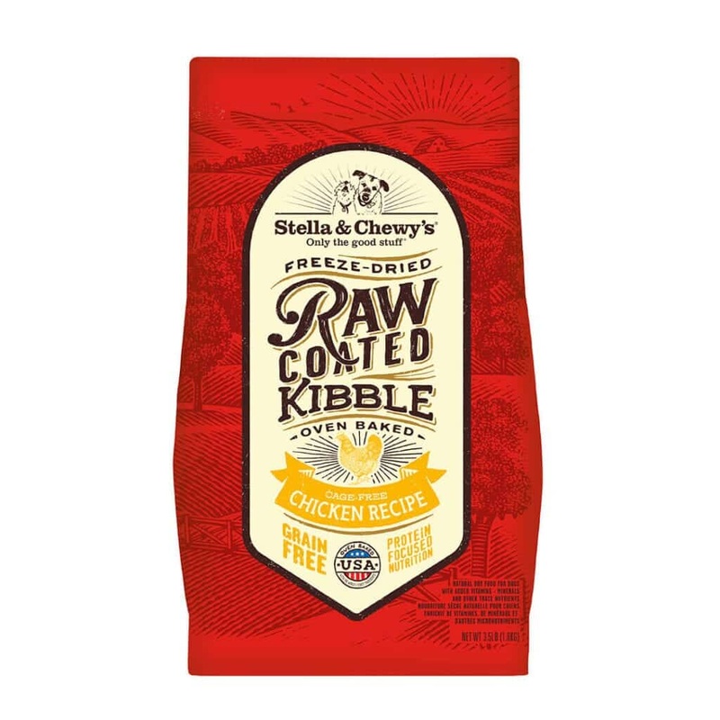 Stella and Chewys Cage-Free Chicken Raw Coated Kibble Dry Dog Food 10lb