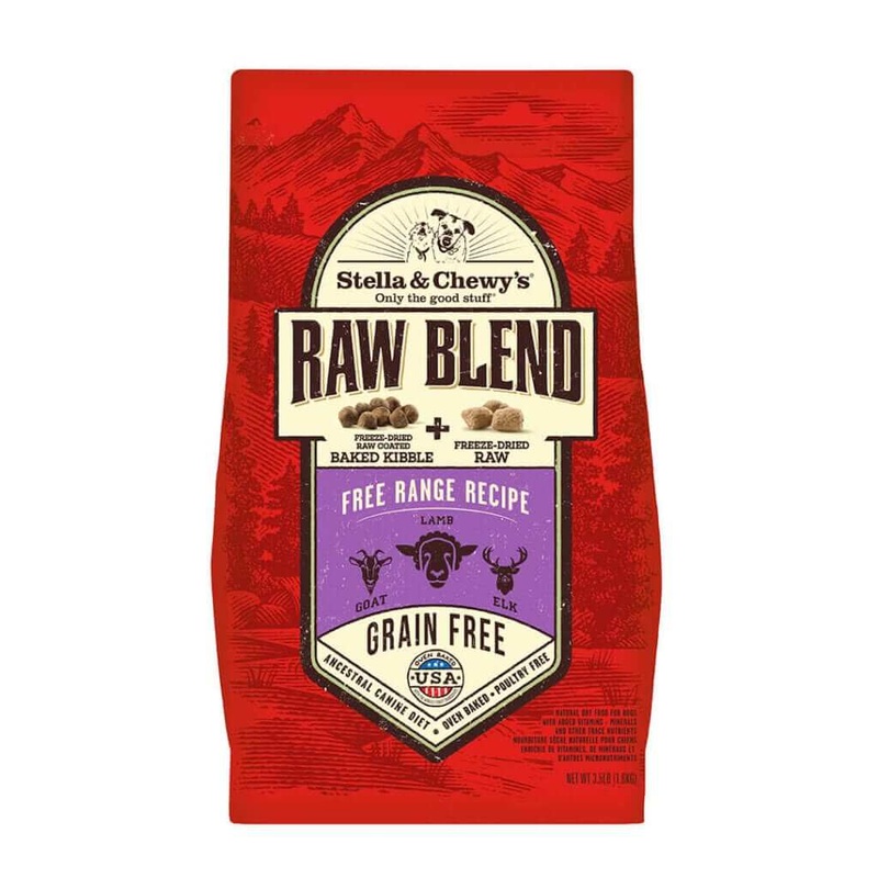 Stella and Chewys Free Range Raw Blend Kibble Dry Dog Food 3.5lb