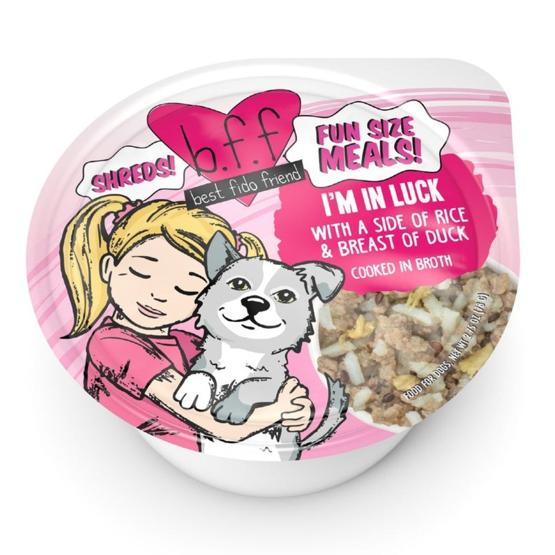 Weruva BFF Dog Fun Size Meals I'm In Luck Duck Dog Food 2.75oz