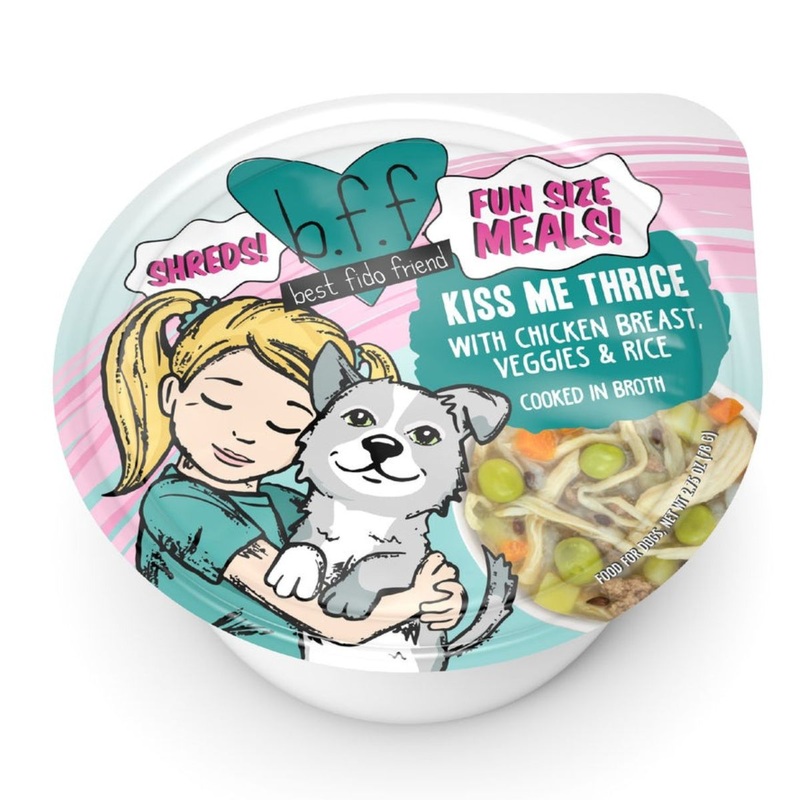Weruva BFF Dog Fun Size Meals Kiss Me Thrice Chicken Wet Dog Food 2.75oz