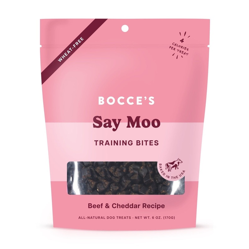 Bocce's Bakery Say Moooo Beef & Cheddar Training Bites Dog Treats 6oz