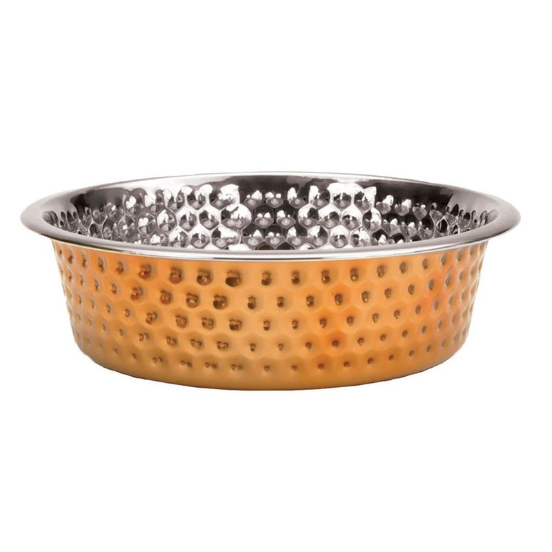 Coastal Drop Maslow Hammered Copper Bowl 40oz (5 Cups)