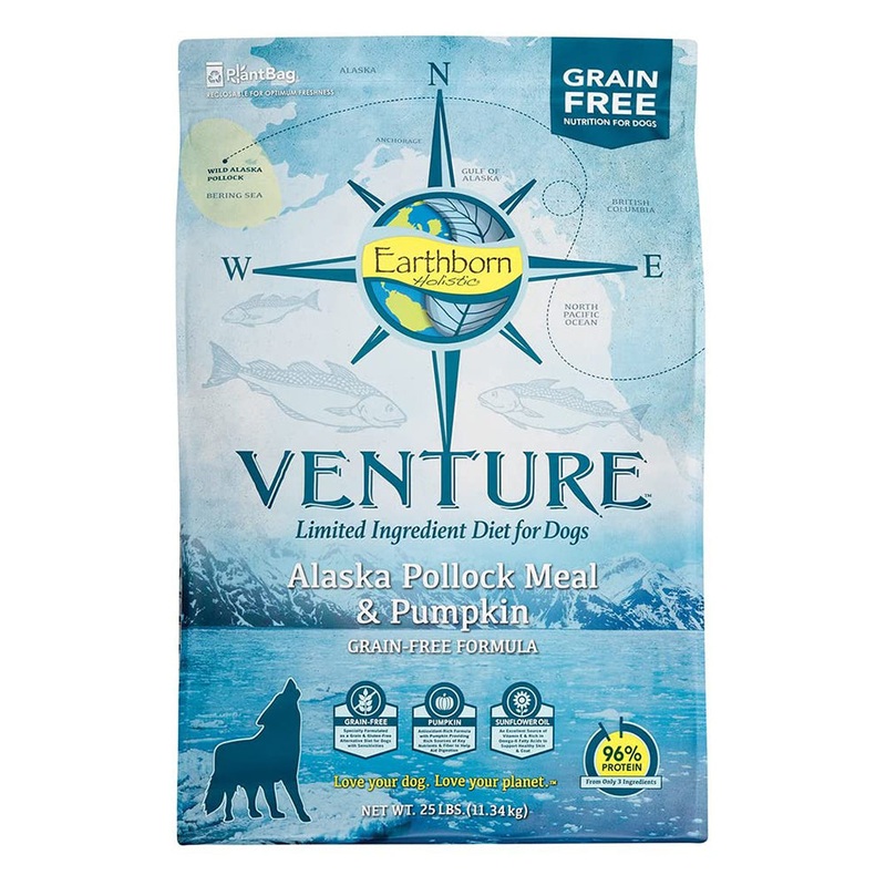 Earthborn Alaska Pollock & Pumpkin Grain Free Dry Dog Food 25lb