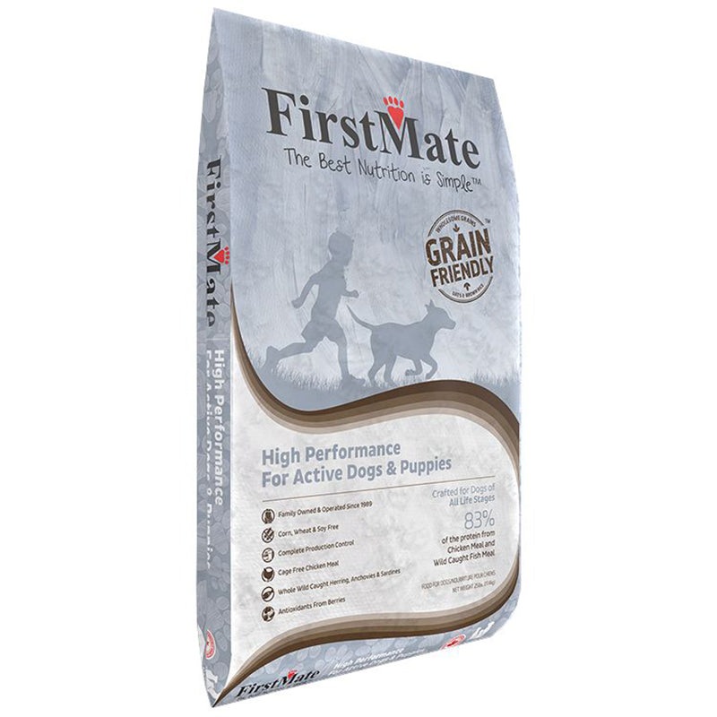 First Mate Grain Friendly High Performance for Active Dogs & Puppies Dry Food 25lb