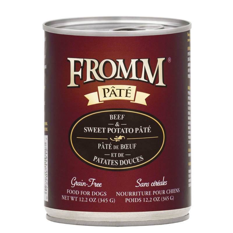 Fromm Grain Free Beef Sweet Potato Wet Dog Food 12.2oz
