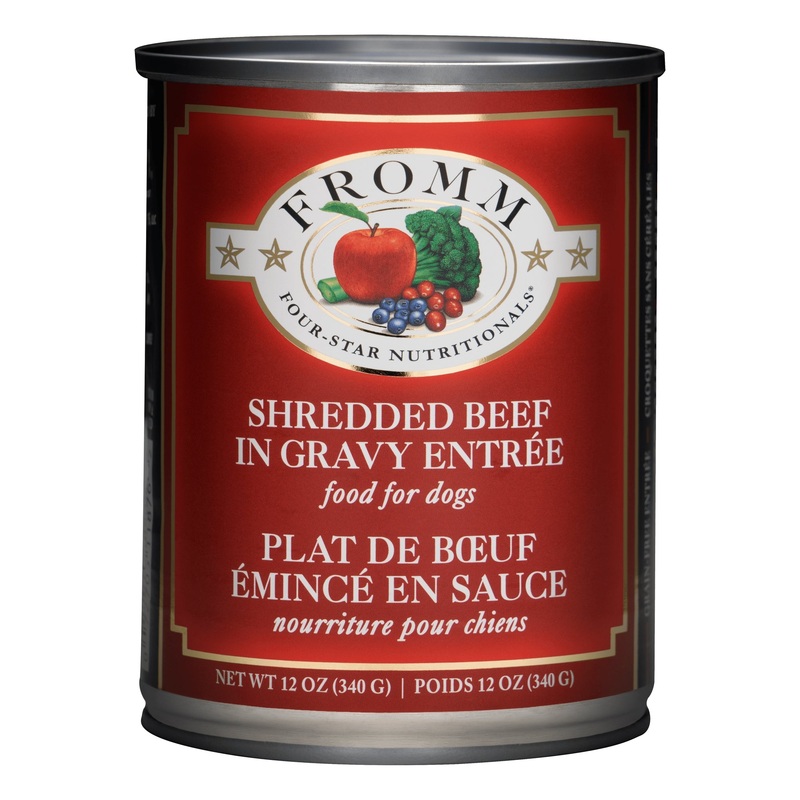 Fromm Shredded Beef in Gravy Entr Dog Food 12oz