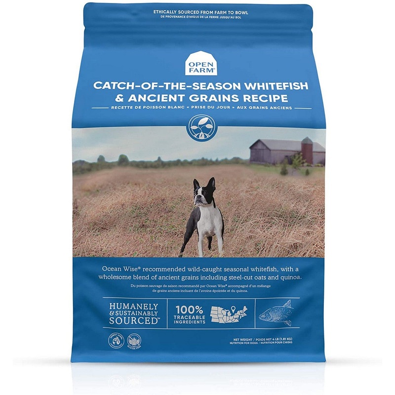 Open Farm Catch-of-the-Season Whitefish & Ancient Grains Dry Dog Food 11lb