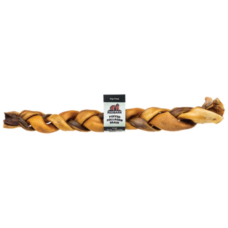 Redbarn Braided Collagen Stick 12" Dog Treat