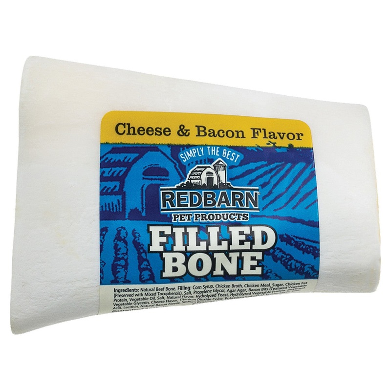 Redbarn Filled Bone Cheese & Bacon Flavor 3"