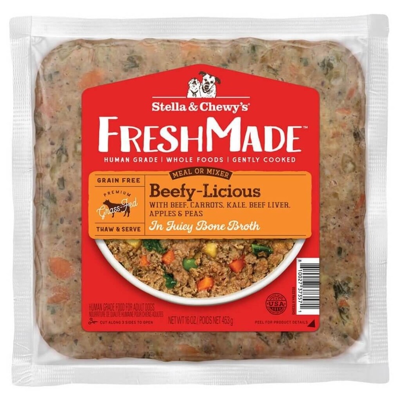 Stella and Chewys Freshmade Beefy-Licious Beef Dog Food 16oz